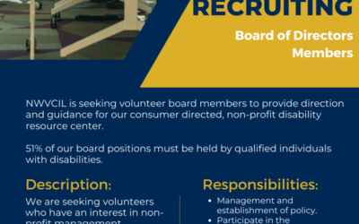 Join NWVCIL’s Board of Directors